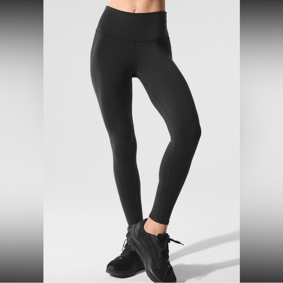 Alo High Waist Airbrush Leggings Black Size S - Picture 7 of 8
